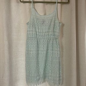 Lace mini dress